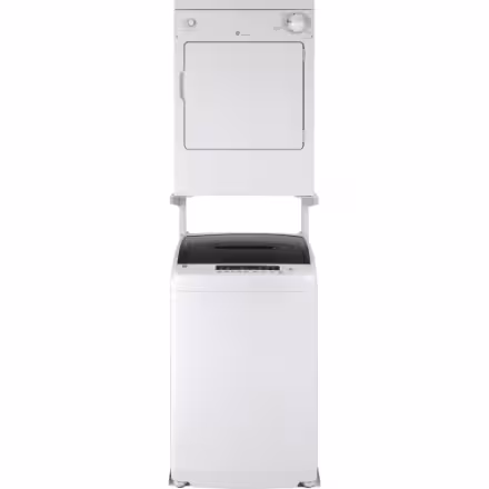 GE 24-Inch 3.6 cu. ft. Front Load Electric Dryer in White PSKP333EBWW - Image 3
