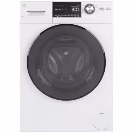 GE 24-Inch 2.4 cu. ft.Capacity Front Load Washer/Condenser Dryer Combo in White GFQ14ESSN1WW