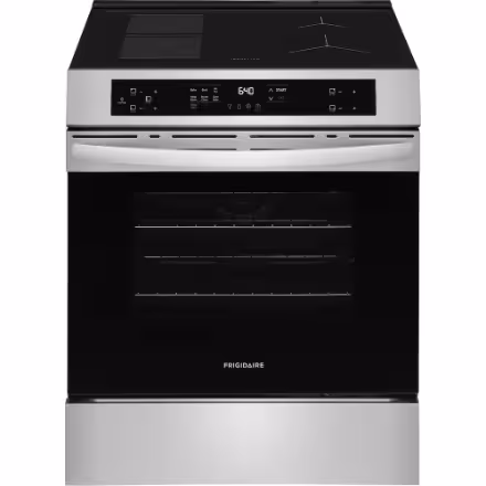Frigidaire 30-inch 5.3 Cu. Ft.Front Control Induction Range with Air Fry in Stainless Steel - ENERGY STAR® FCFI308CBSD