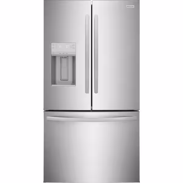 28 Cu. Ft. Standard Depth French Door Refrigerator in Stainless Steel, ENERGY STAR FRFS2823ASB